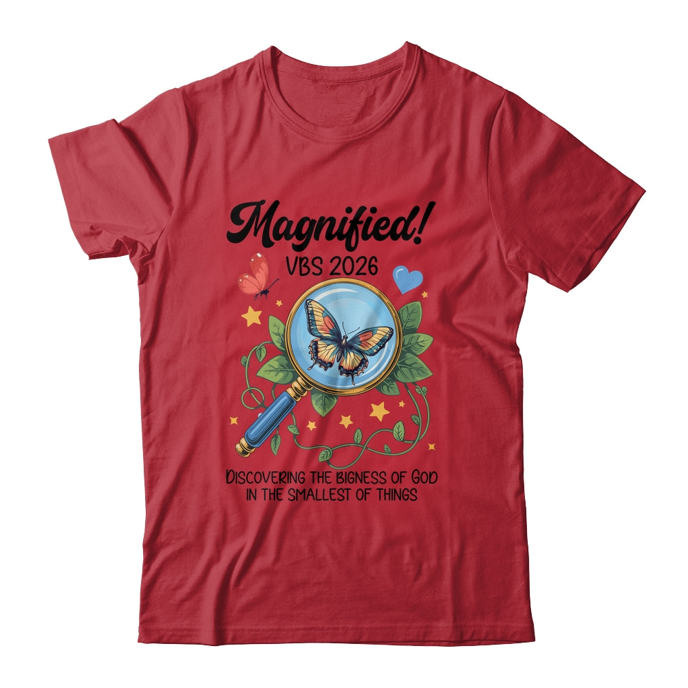 Magnified VBS 2026 Butterfly Discovering The Bigness Of God Shirt & Hoodie | siriusteestore