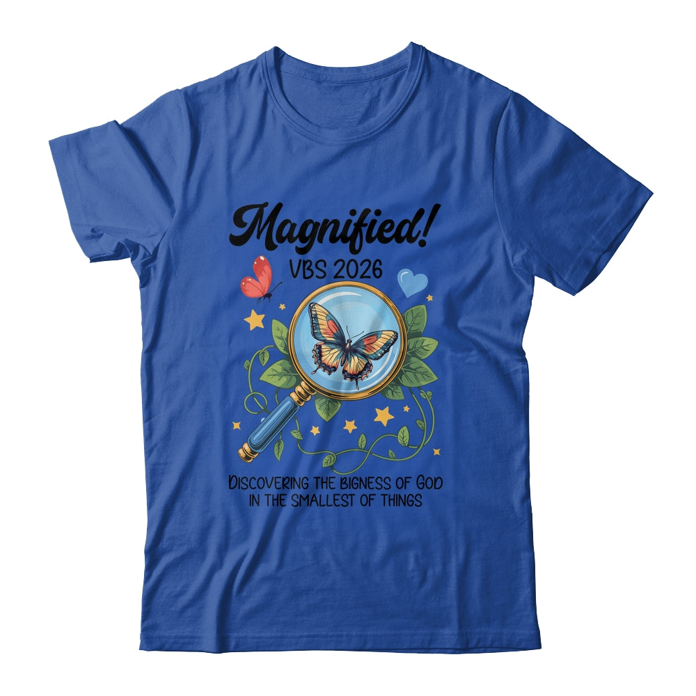 Magnified VBS 2026 Butterfly Discovering The Bigness Of God Shirt & Hoodie | siriusteestore