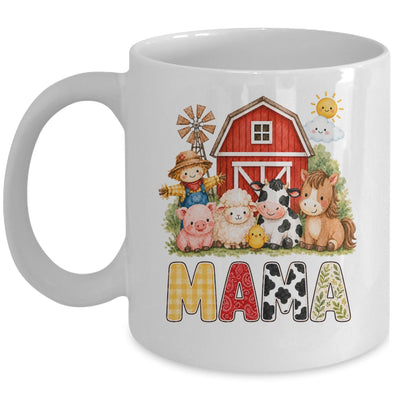 Mama Farm Cow 1St Birthday Girl Boy Matching Family Mug | siriusteestore