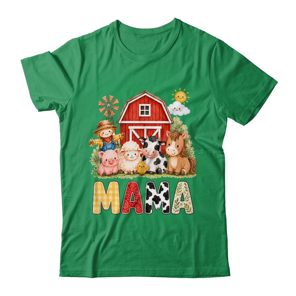 Mama Farm Cow 1St Birthday Girl Boy Matching Family Shirt & Hoodie | siriusteestore