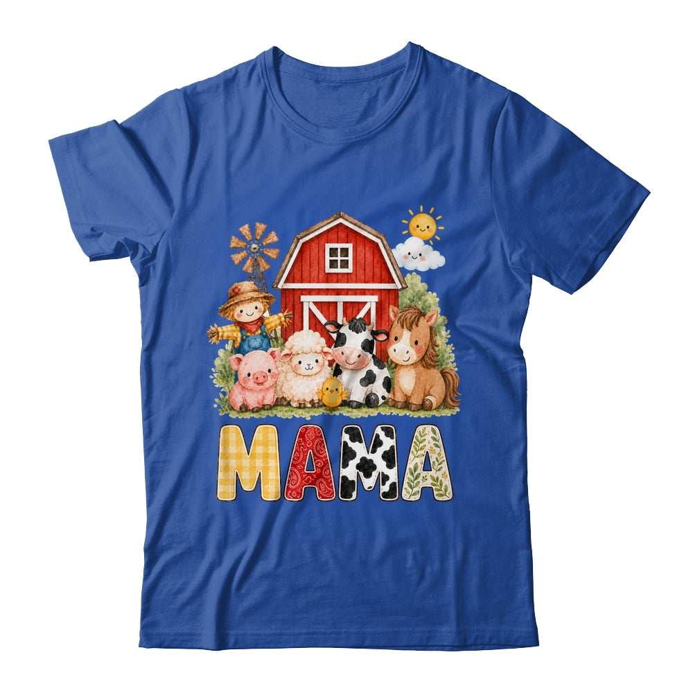 Mama Farm Cow 1St Birthday Girl Boy Matching Family Shirt & Hoodie | siriusteestore