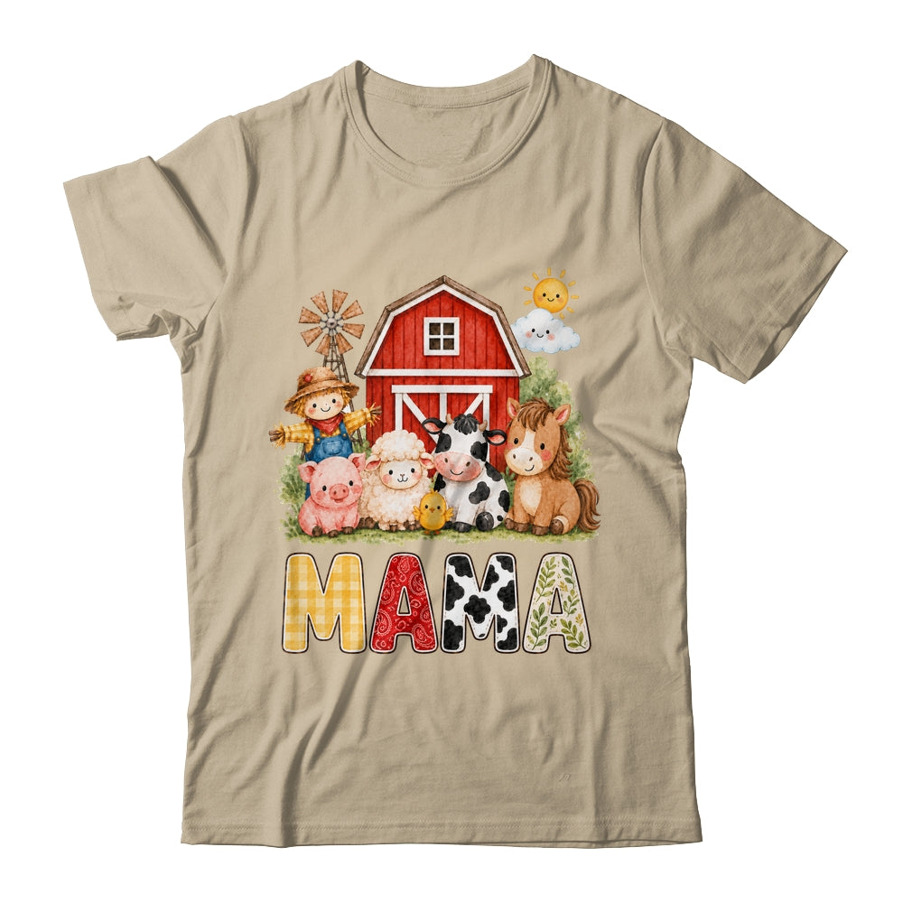 Mama Farm Cow 1St Birthday Girl Boy Matching Family Shirt & Hoodie | siriusteestore