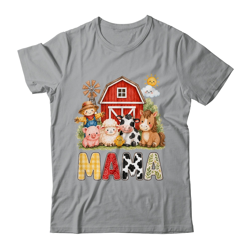 Mama Farm Cow 1St Birthday Girl Boy Matching Family Shirt & Hoodie | siriusteestore