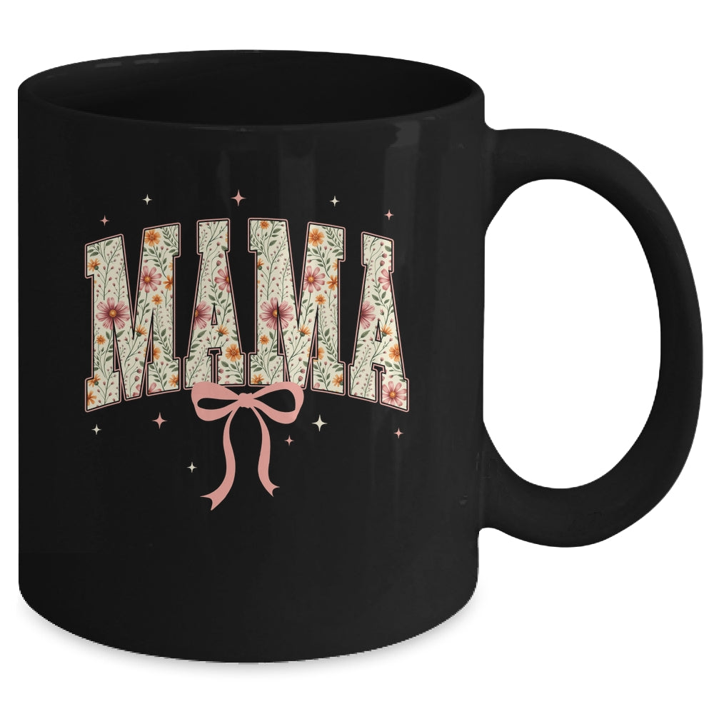 Mama Floral Boho Flower Wildflower Mom Design Mothers Day Mug | siriusteestore
