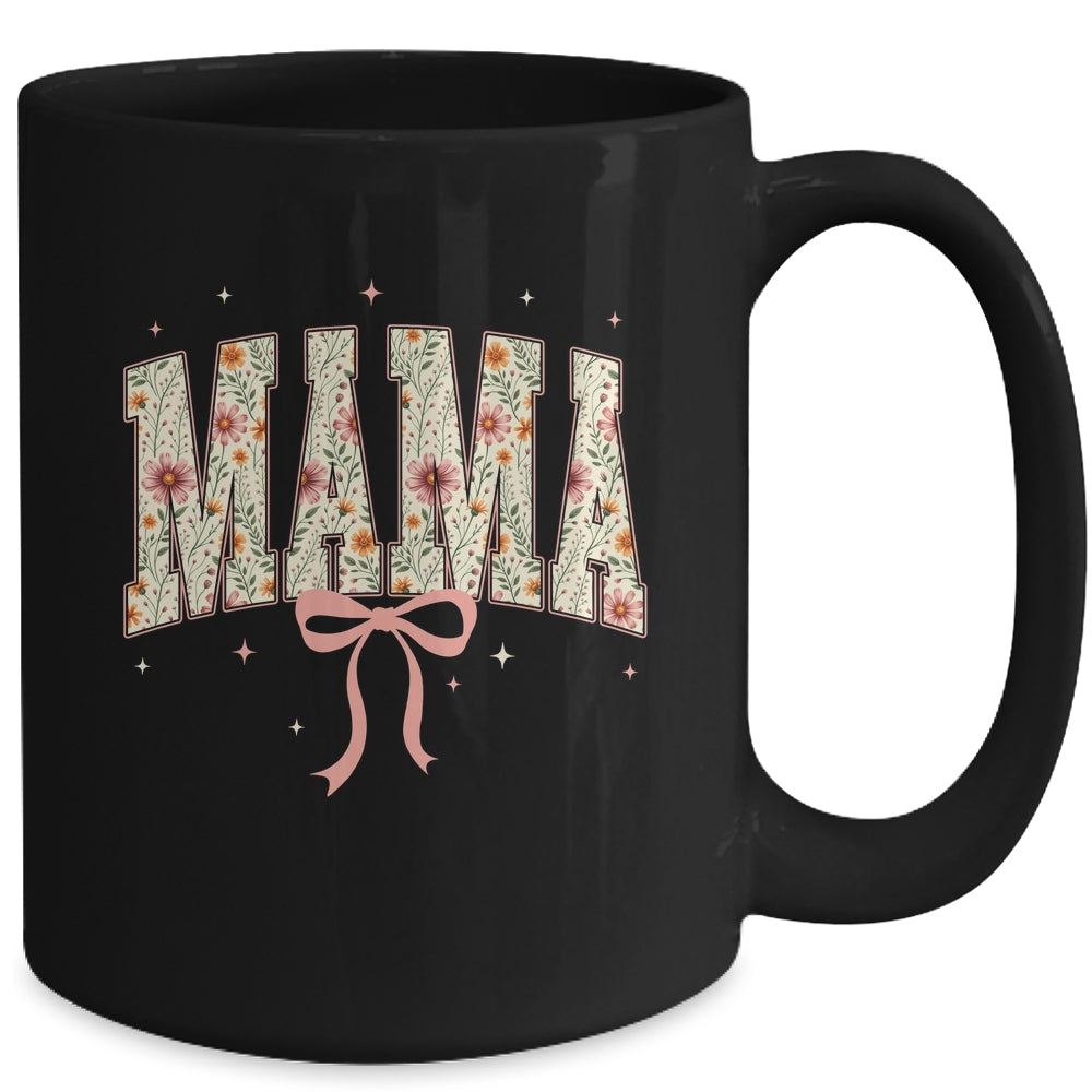 Mama Floral Boho Flower Wildflower Mom Design Mothers Day Mug | siriusteestore