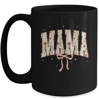 Mama Floral Boho Flower Wildflower Mom Design Mothers Day Mug | siriusteestore