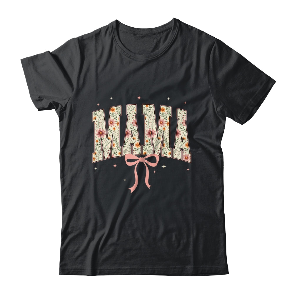 Mama Floral Boho Flower Wildflower Mom Design Mothers Day Shirt & Tank Top | siriusteestore