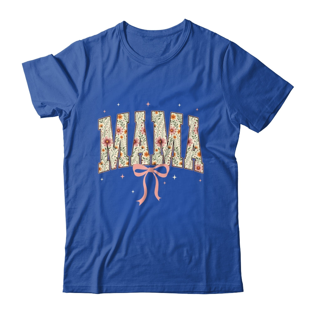 Mama Floral Boho Flower Wildflower Mom Design Mothers Day Shirt & Tank Top | siriusteestore