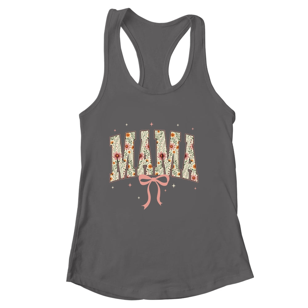 Mama Floral Boho Flower Wildflower Mom Design Mothers Day Shirt & Tank Top | siriusteestore
