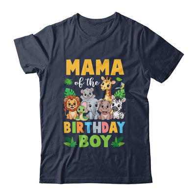 Mama Of The Birthday Boy Kids Safari Jungle Animal Shirt & Hoodie | siriusteestore