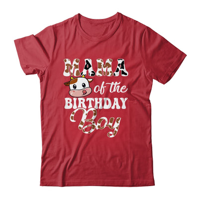Mama Of The Birthday Boy Mommy Cow Farm 1st Birthday Boy Shirt & Hoodie | siriusteestore
