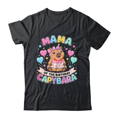Mama Of The Birthday Capybara Birthday Girl Family Shirt & Hoodie | siriusteestore