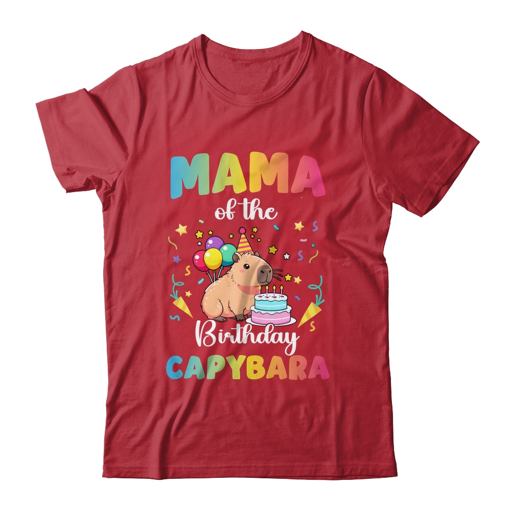 Mama Of The Birthday Girl Capybara Bday Party Family Shirt & Hoodie | siriusteestore