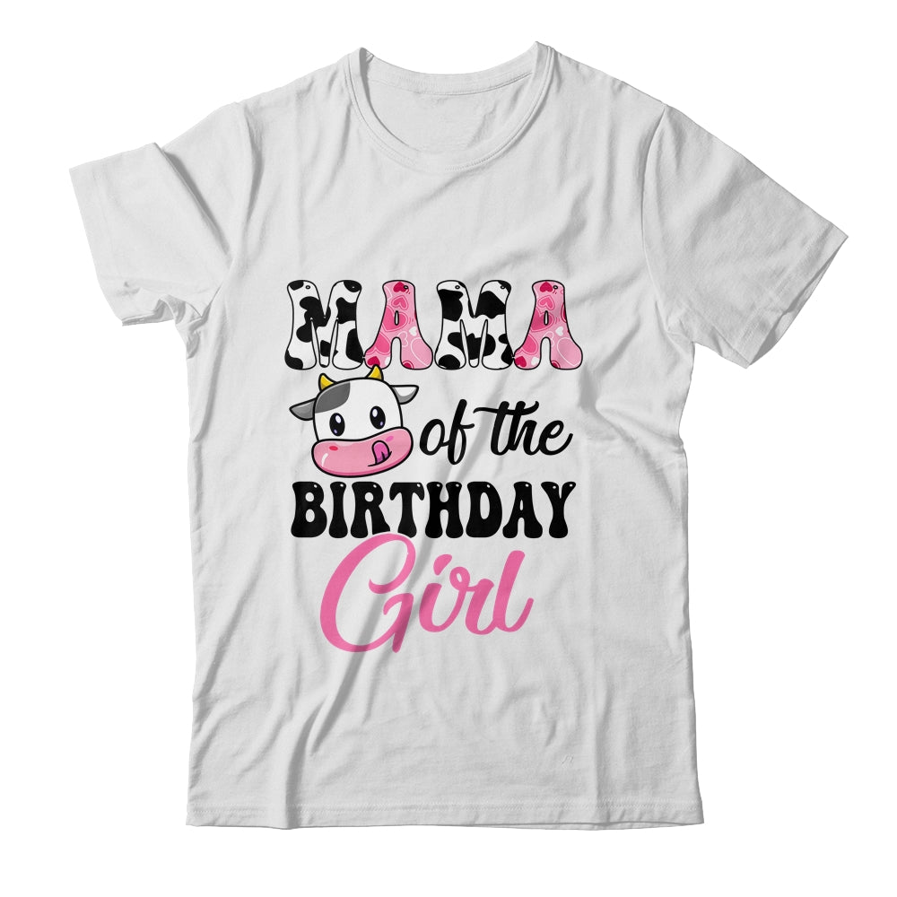 Mama Of The Birthday Girl Farm Cow 1st Birthday Girl Shirt & Hoodie | siriusteestore