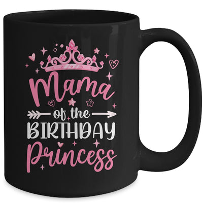 Mama Of The Birthday Princess Birthday Girl Kid Family Mug | siriusteestore