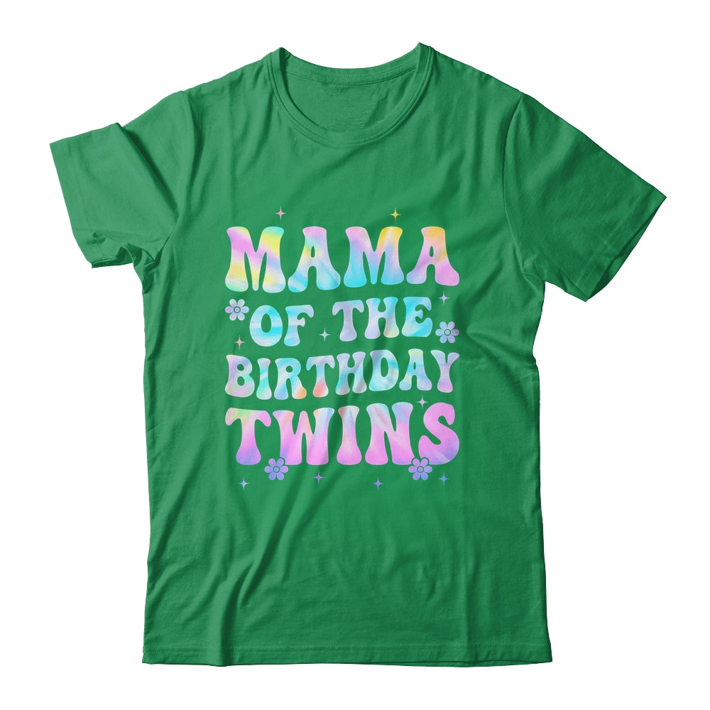 Mama Of The Birthday Twins Girls Kids Party Retro Bday Shirt & Hoodie | siriusteestore