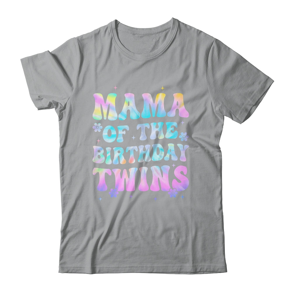 Mama Of The Birthday Twins Girls Kids Party Retro Bday Shirt & Hoodie | siriusteestore