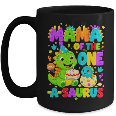 Mama Of The One-A-Saurus 1St Birthday Boy T-Rex Dinosaur Mug | siriusteestore