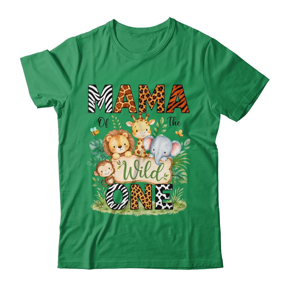 Mama Of The Wild One First Birthday Boy Jungle Safari Shirt & Hoodie | siriusteestore
