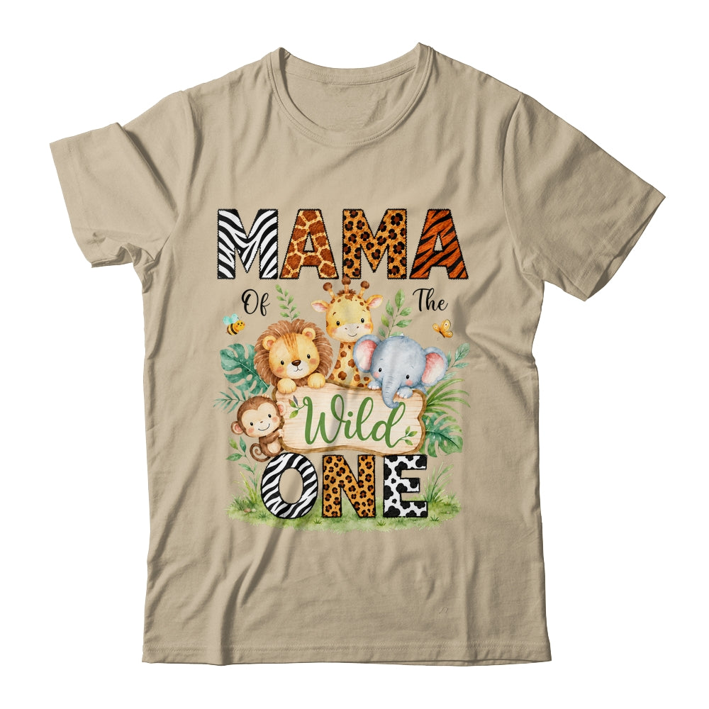 Mama Of The Wild One First Birthday Boy Jungle Safari Shirt & Hoodie | siriusteestore