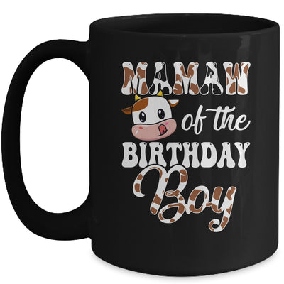 Mamaw Of The Birthday Boy Cow Farm 1st Birthday Boy Mug | siriusteestore