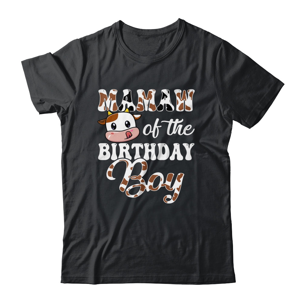 Mamaw Of The Birthday Boy Cow Farm 1st Birthday Boy Shirt & Hoodie | siriusteestore