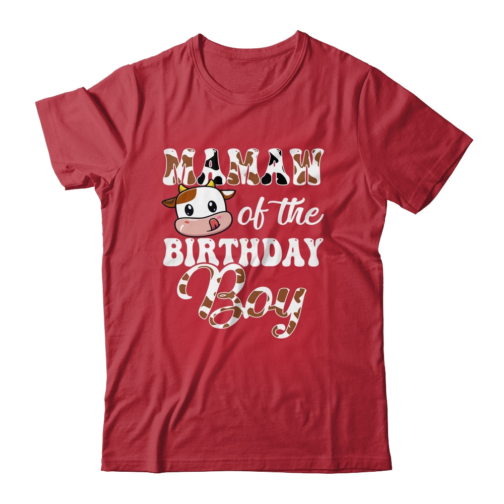 Mamaw Of The Birthday Boy Cow Farm 1st Birthday Boy Shirt & Hoodie | siriusteestore