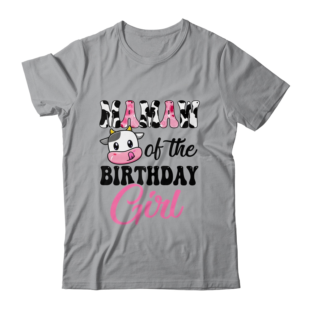 Mamaw Of The Birthday Girl Cow Farm 1st Birthday Girl Shirt & Hoodie | siriusteestore
