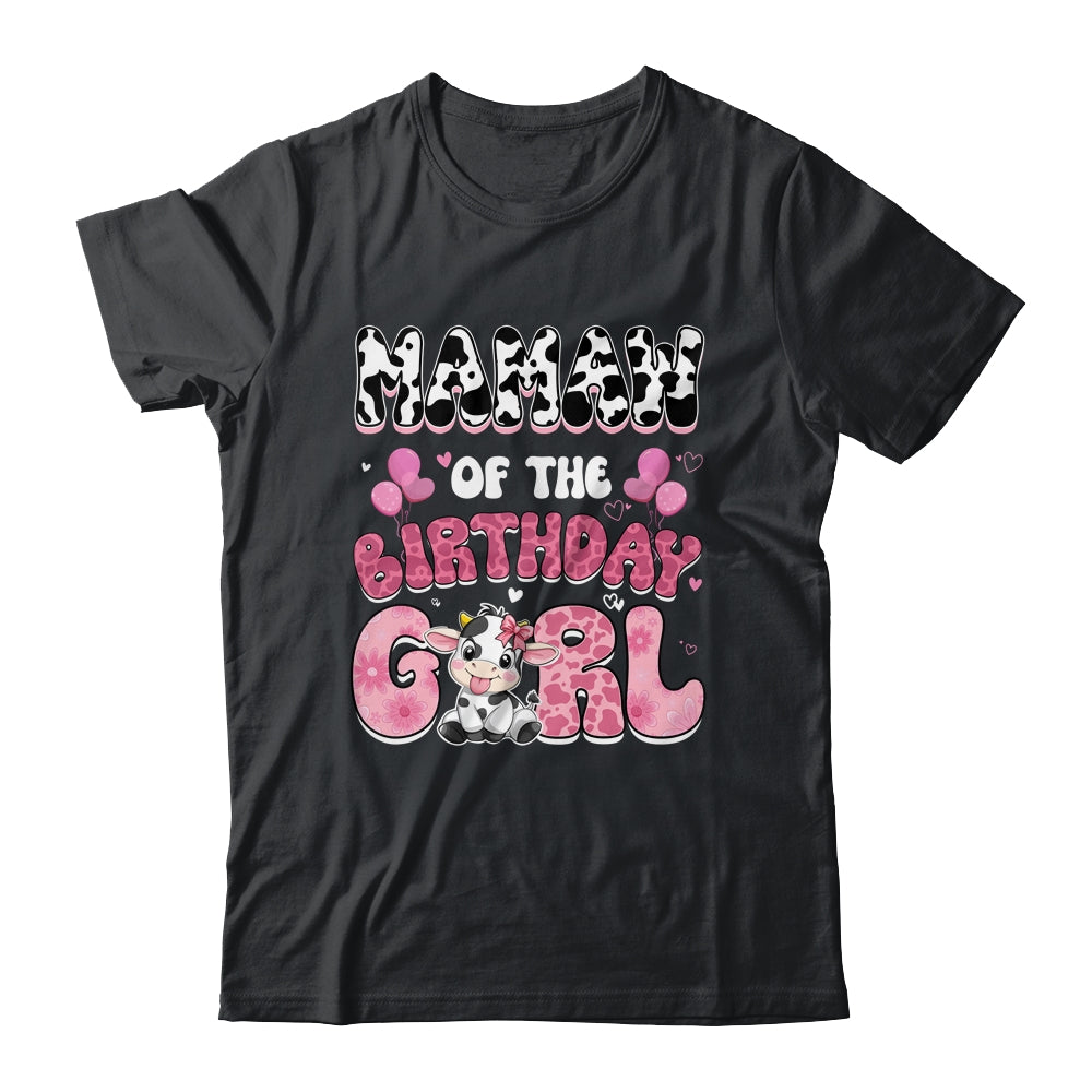 Mamaw Of The Birthday Girl Cow Farm Family 1st Birthday Shirt & Hoodie | siriusteestore