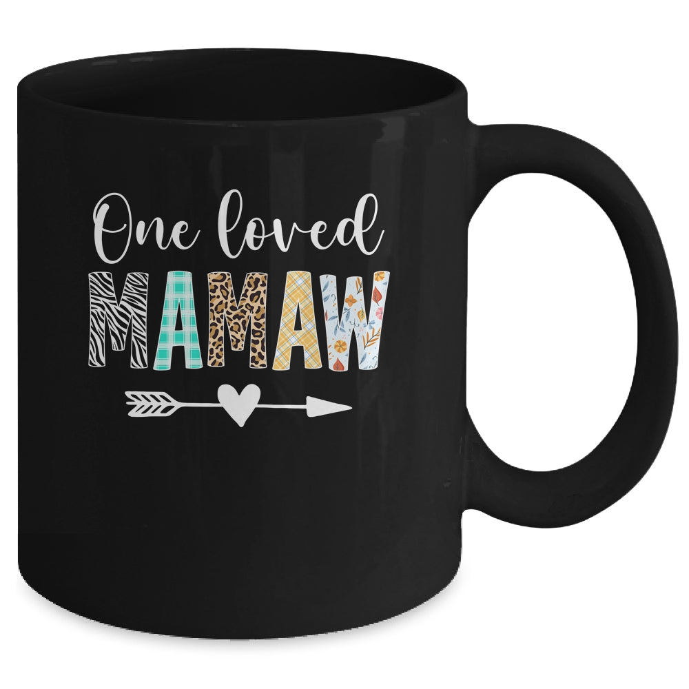 Mamaw Women Cute Design One Loved Mamaw Mother's Day Mug | siriusteestore
