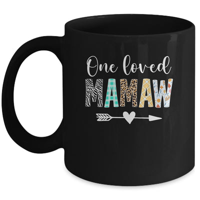 Mamaw Women Cute Design One Loved Mamaw Mother's Day Mug | siriusteestore