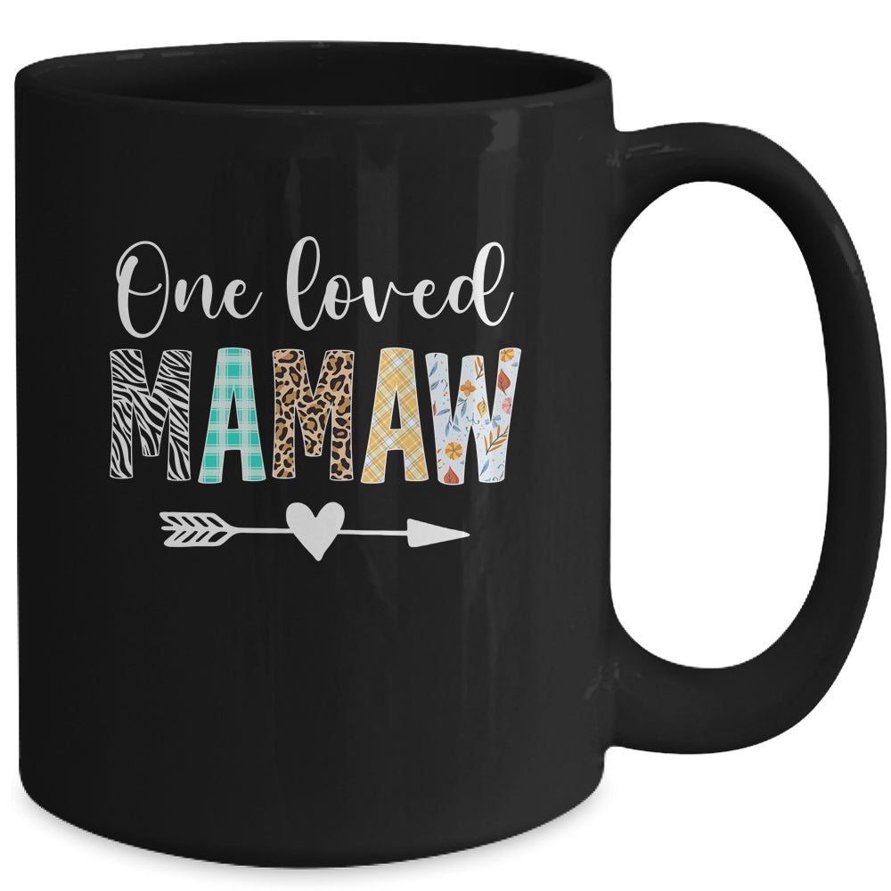 Mamaw Women Cute Design One Loved Mamaw Mother's Day Mug | siriusteestore