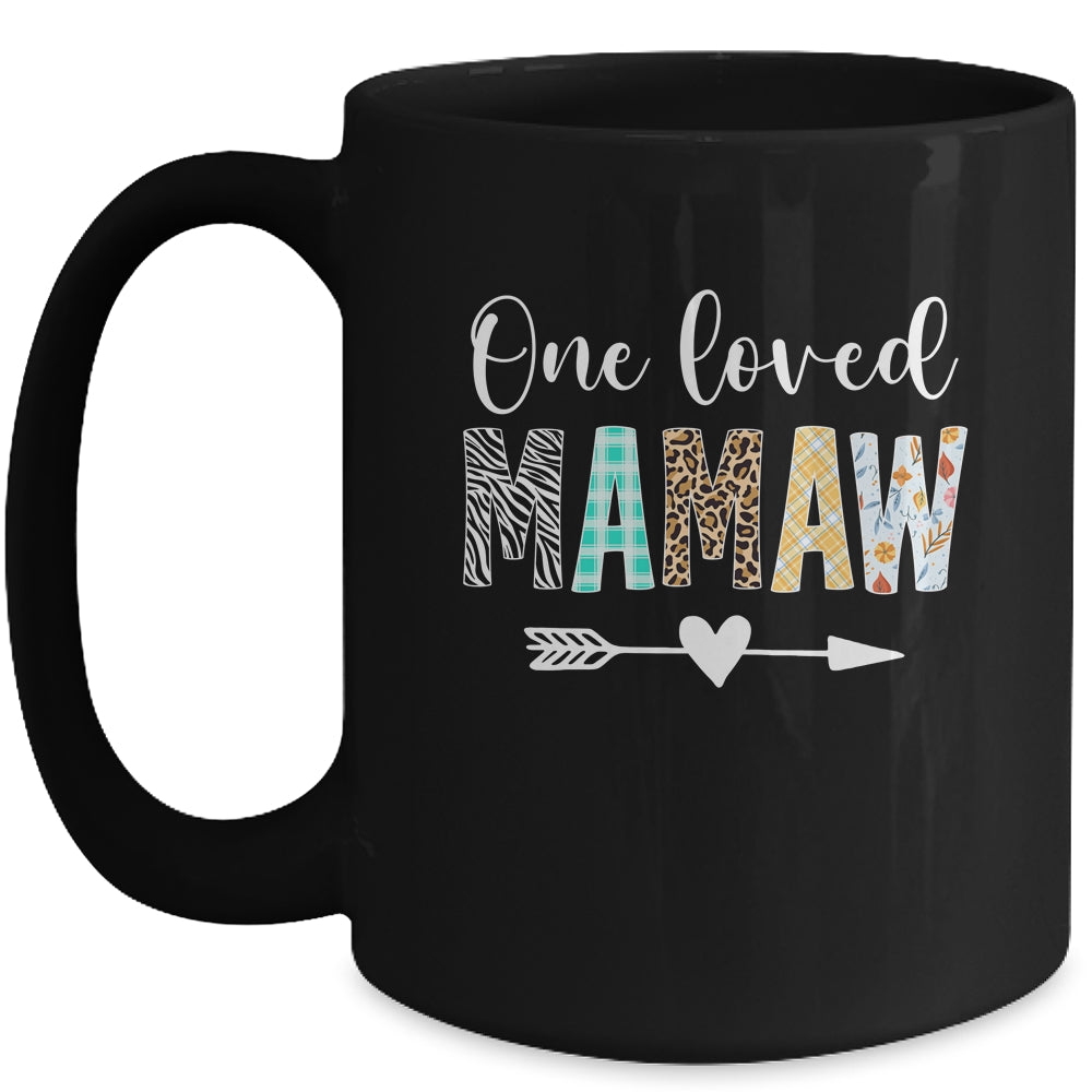 Mamaw Women Cute Design One Loved Mamaw Mother's Day Mug | siriusteestore