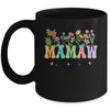 Mamaw Women Wildflower Floral Design Mamaw Mothers Day Mug | siriusteestore