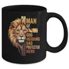 Man Of God Christian Dad Bible Verse Religious Father's Day Mug | siriusteestore