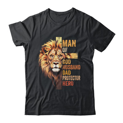 Man Of God Christian Dad Bible Verse Religious Father's Day Shirt & Hoodie | siriusteestore