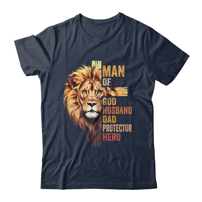 Man Of God Christian Dad Bible Verse Religious Father's Day Shirt & Hoodie | siriusteestore