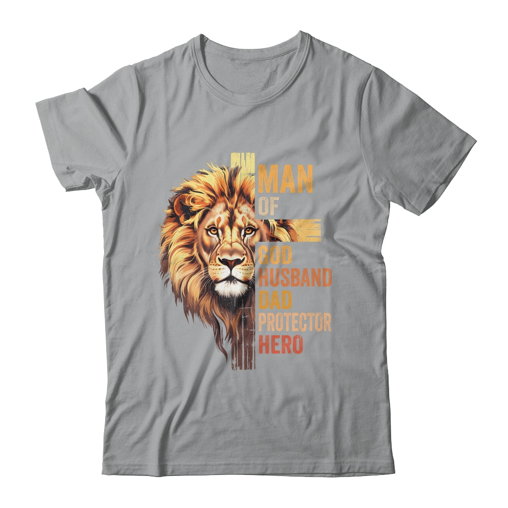 Man Of God Christian Dad Bible Verse Religious Father's Day Shirt & Hoodie | siriusteestore