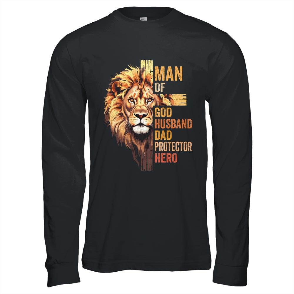 Man Of God Christian Dad Bible Verse Religious Father's Day Shirt & Hoodie | siriusteestore