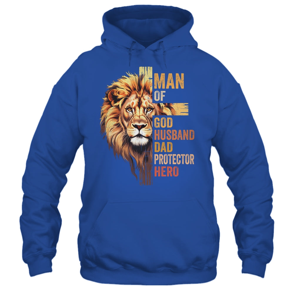 Man Of God Christian Dad Bible Verse Religious Father's Day Shirt & Hoodie | siriusteestore