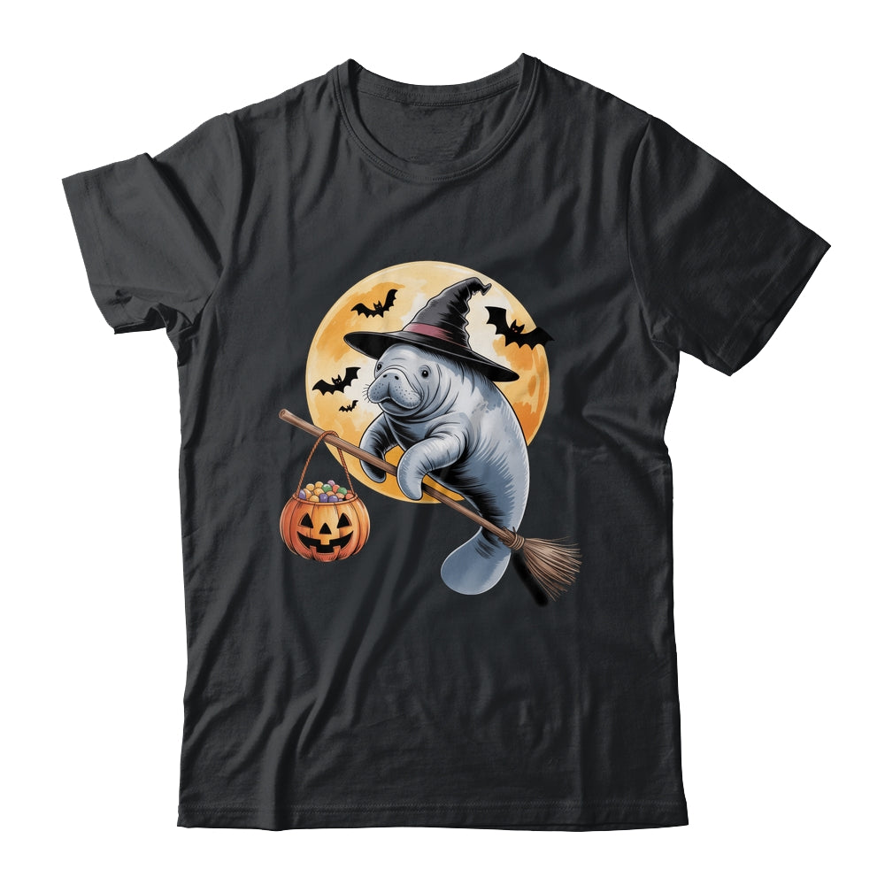 Manatee Witch Hat Pumpkin Halloween Costume Men Women Kids Shirt & Hoodie | siriusteestore