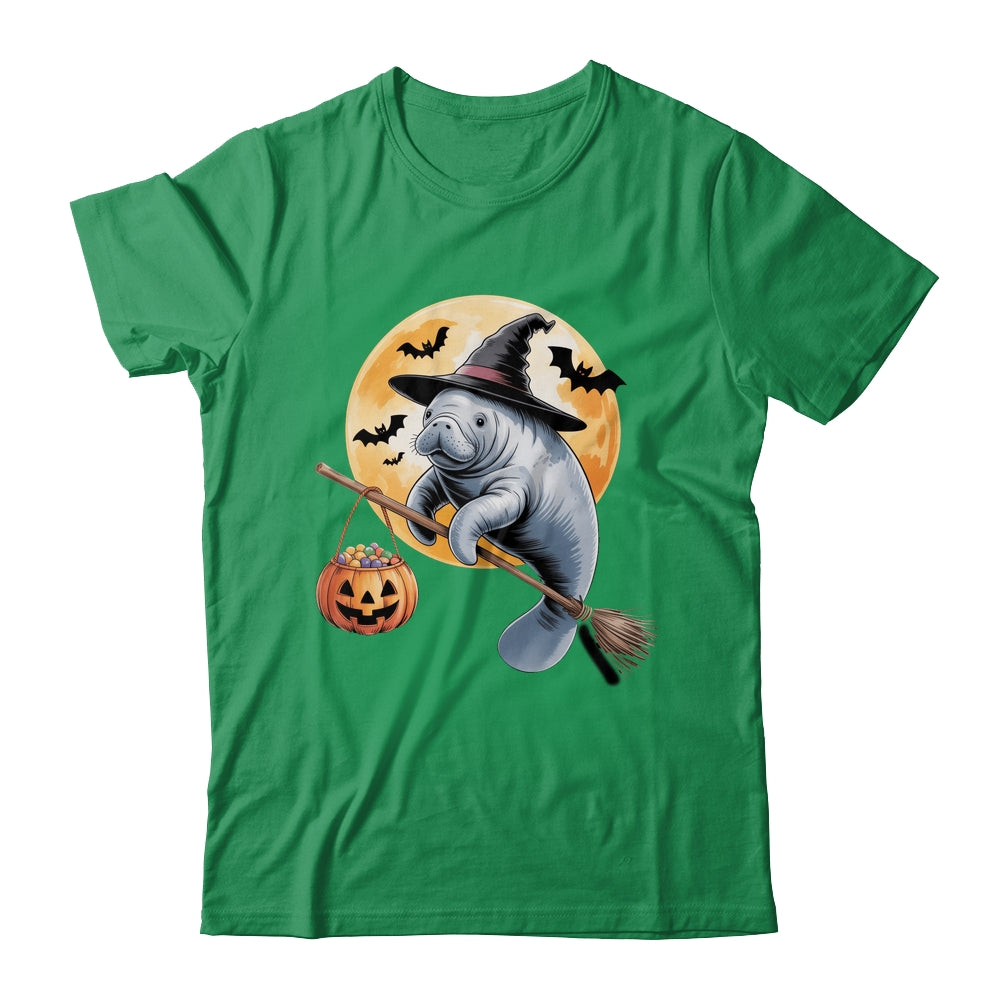 Manatee Witch Hat Pumpkin Halloween Costume Men Women Kids Shirt & Hoodie | siriusteestore