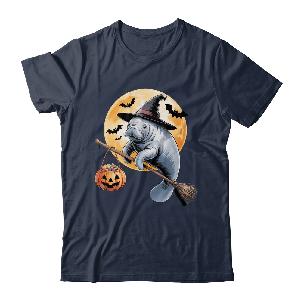 Manatee Witch Hat Pumpkin Halloween Costume Men Women Kids Shirt & Hoodie | siriusteestore