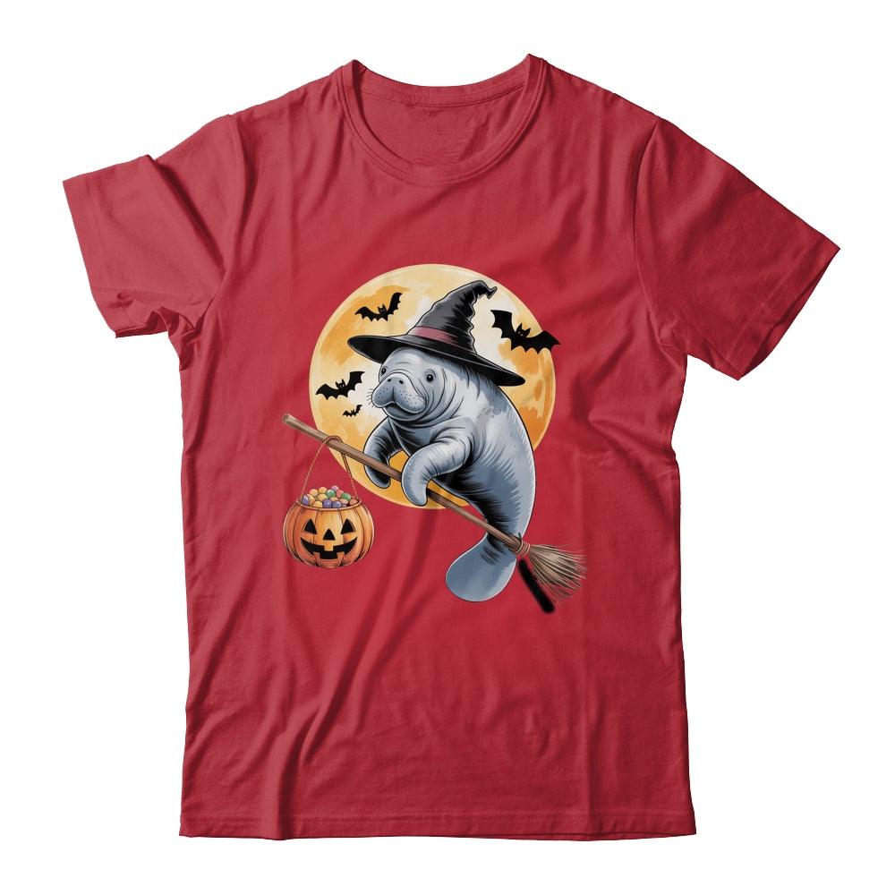 Manatee Witch Hat Pumpkin Halloween Costume Men Women Kids Shirt & Hoodie | siriusteestore