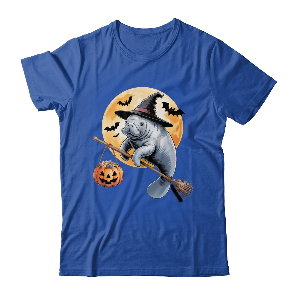 Manatee Witch Hat Pumpkin Halloween Costume Men Women Kids Shirt & Hoodie | siriusteestore