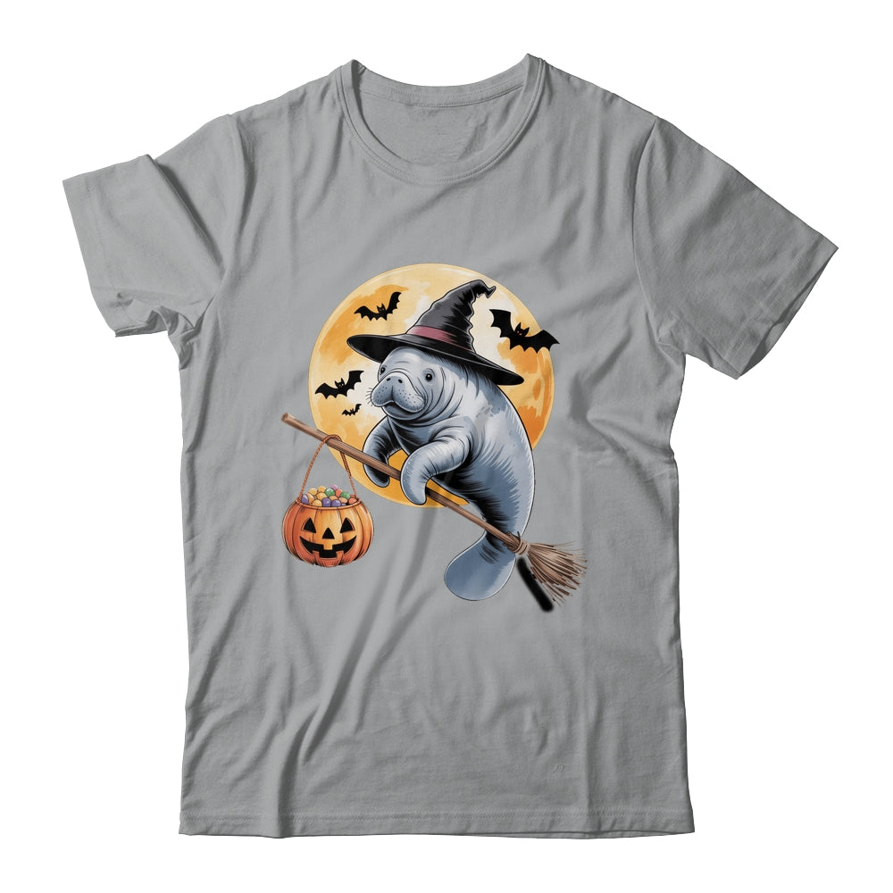 Manatee Witch Hat Pumpkin Halloween Costume Men Women Kids Shirt & Hoodie | siriusteestore