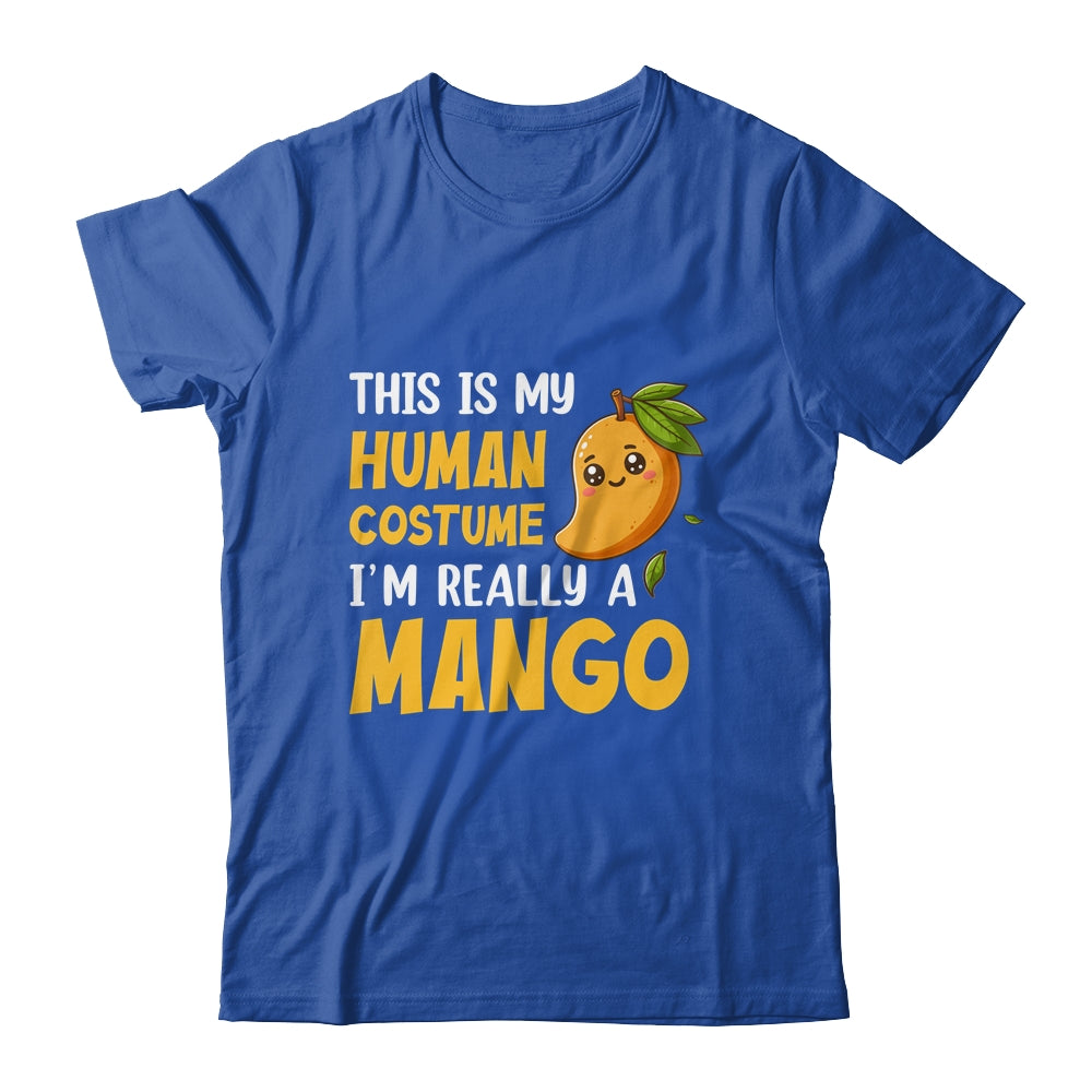 Mango Fruit Halloween Mango Human Costume I'm Really A Mango Shirt & Tank Top | siriusteestore
