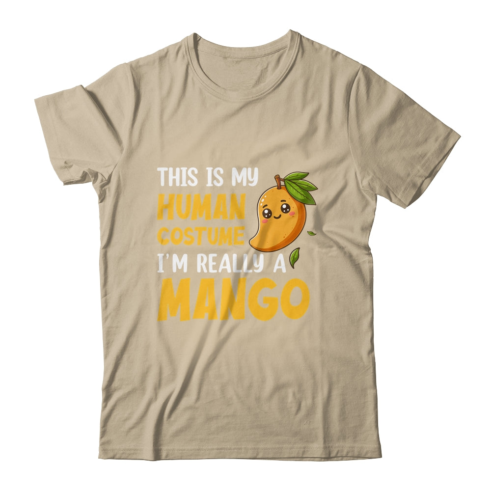 Mango Fruit Halloween Mango Human Costume I'm Really A Mango Shirt & Tank Top | siriusteestore