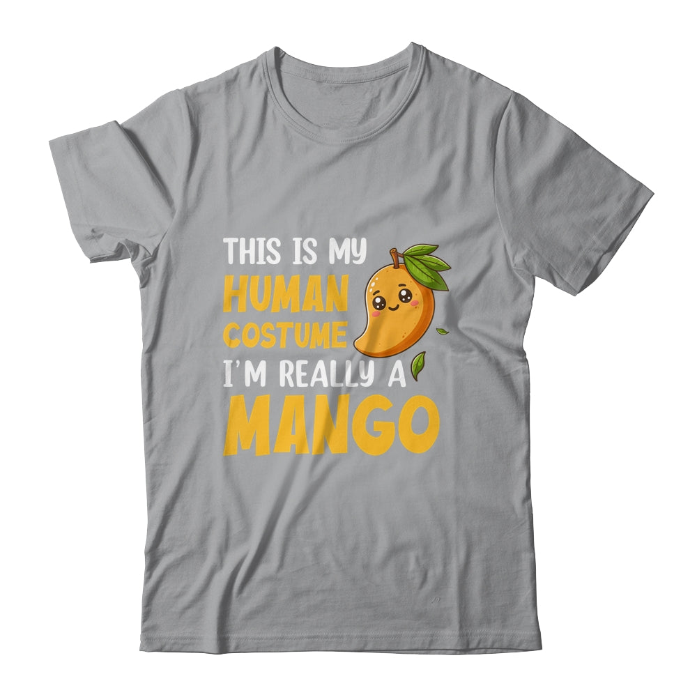 Mango Fruit Halloween Mango Human Costume I'm Really A Mango Shirt & Tank Top | siriusteestore