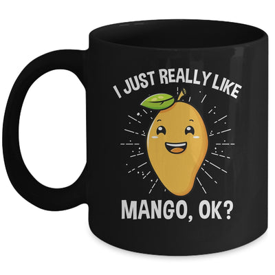 Mango Lover I Just Really Like Mango Fruit Women Men Kids Mug | siriusteestore